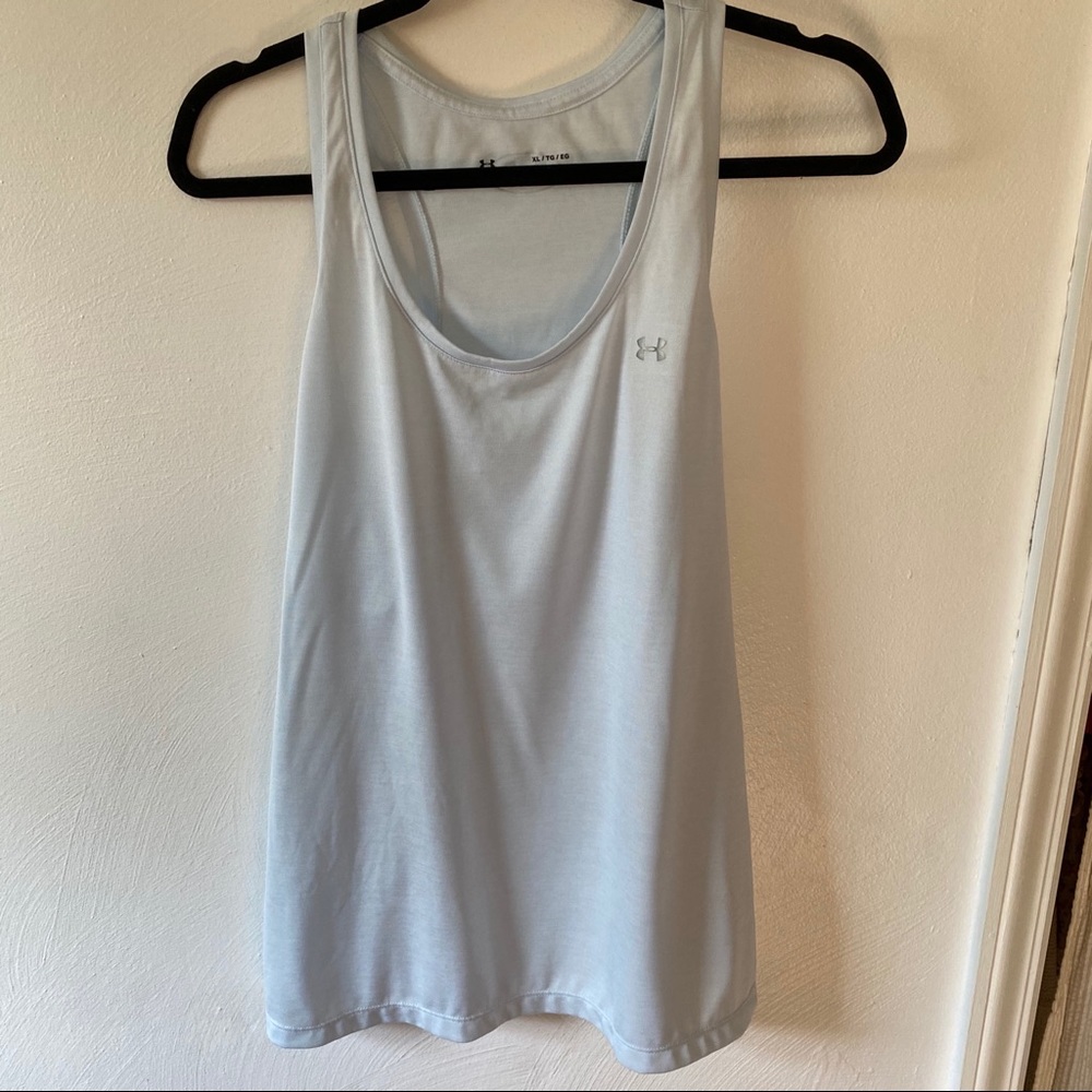 Under Armour Lightweight Tank Light Blue Size XL